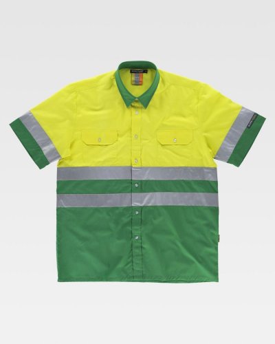 Camicia a maniche corte alta visibilità
