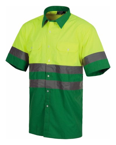 Camicia a maniche corte alta visibilità