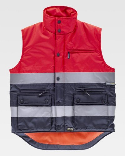 Gilet con chiusura a cerniera nascosta