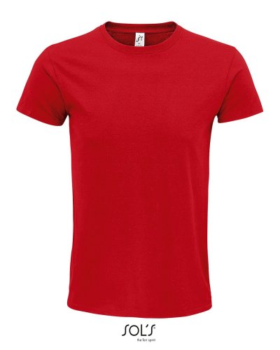 T-shirt unisex aderente girocollo in cotone biologico Epic Rosso