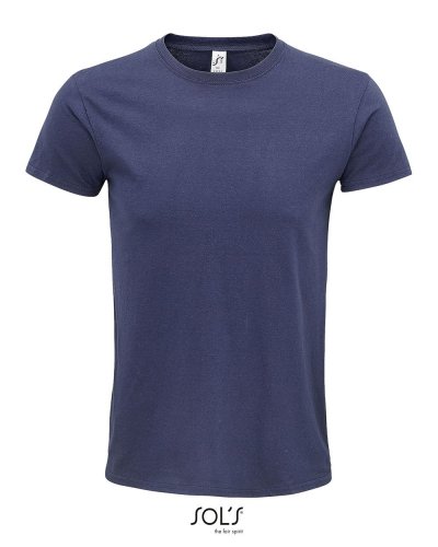T-shirt unisex aderente girocollo in cotone biologico Epic Blu Oltremare