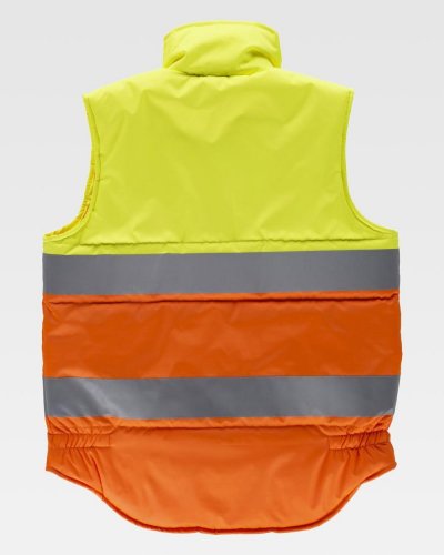 Gilet imbottito certificato alta visibilità