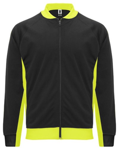 Giacca tuta sport Iliada Nero/Giallo Fluo