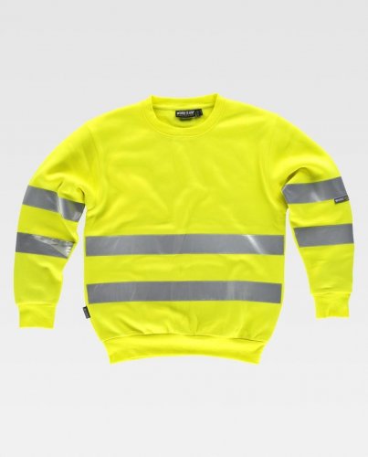Felpa classica alta visibilità YELLOW