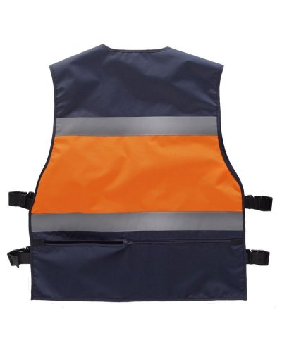 Gilet in tessuto Oxford regolabile