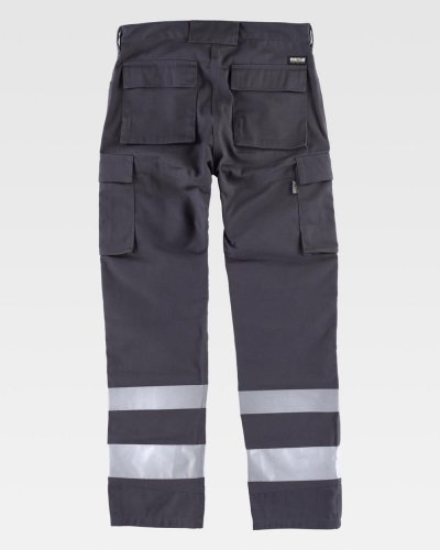 Pantalone di triple cuciture con bande riflettente