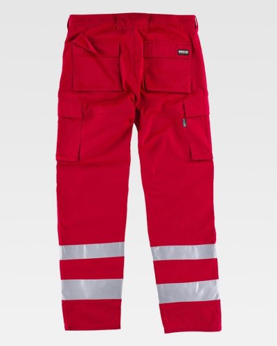 Pantalone di triple cuciture con bande riflettente