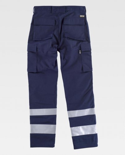 Pantalone di triple cuciture con bande riflettente