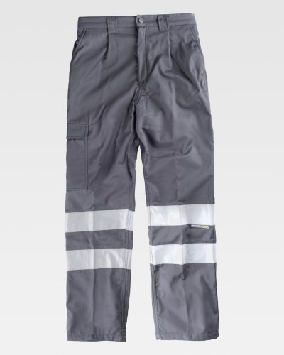 Pantalone multitasche interno in pile
