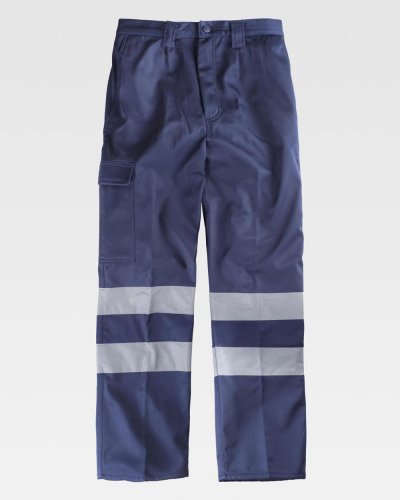 Pantalone multitasche interno in pile