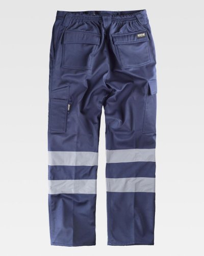 Pantalone multitasche interno in pile