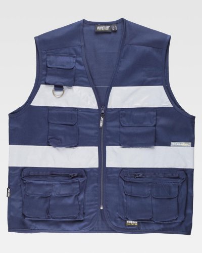 Gilet tipo safari multitasche