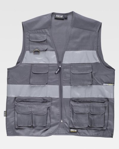 Gilet tipo safari multitasche