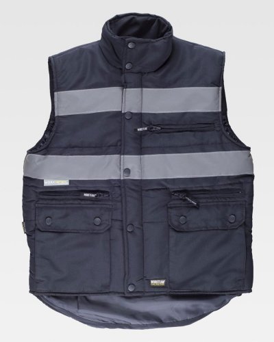 Gilet imbottito collo alto