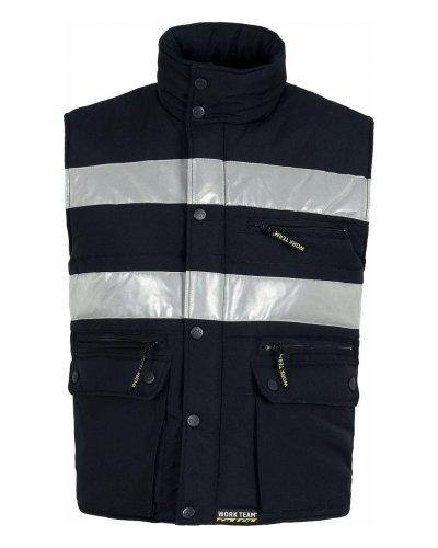 Gilet imbottito collo alto NAVY