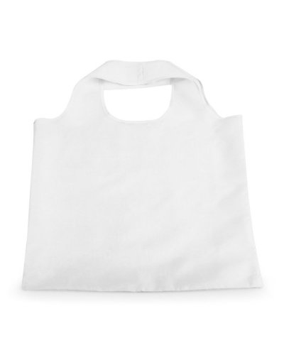Borsa pieghevole in poliestere Fola Bianco