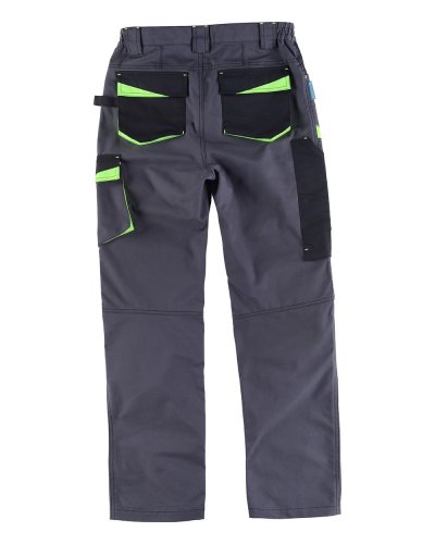 Pantalone multitasche in tessuto canvas