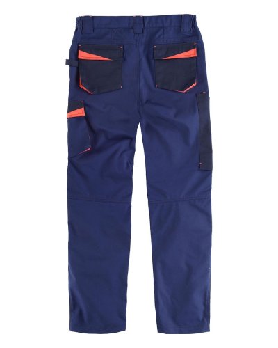 Pantalone multitasche in tessuto canvas