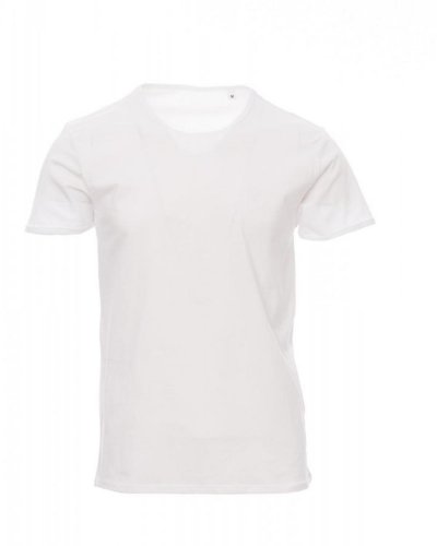 T-shirt da uomo girocollo Young Bianco