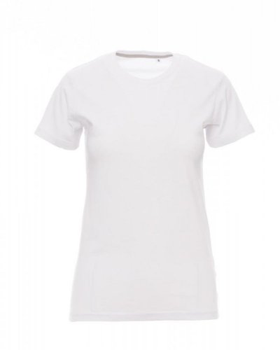 T-shirt girocollo manica corta Free lady Bianco