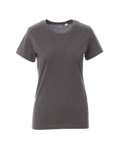 T-shirt girocollo manica corta Free lady Grigio Smoke