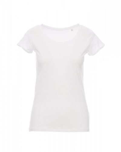 T-shirt girocollo manica corta Party lady Bianco