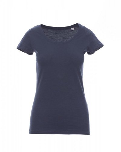 T-shirt girocollo manica corta Party lady Blu Denim