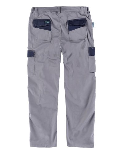 Pantalone multitasche in tessuto elasticizzato