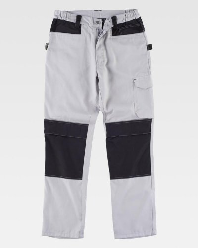 Pantalone con bottone metallico e cerniera
