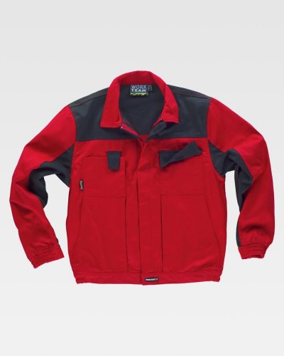 Giacca con cerniera in nylon nascosta
