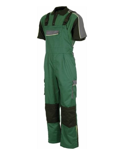 Salopette da lavoro estiva multitasche DARK GREEN