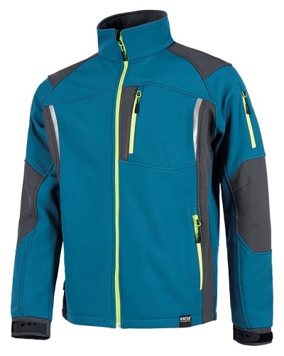 Giacca Workshell combinata di manica raglan