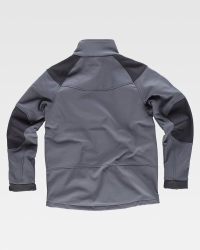 Giacca Workshell combinata di manica raglan