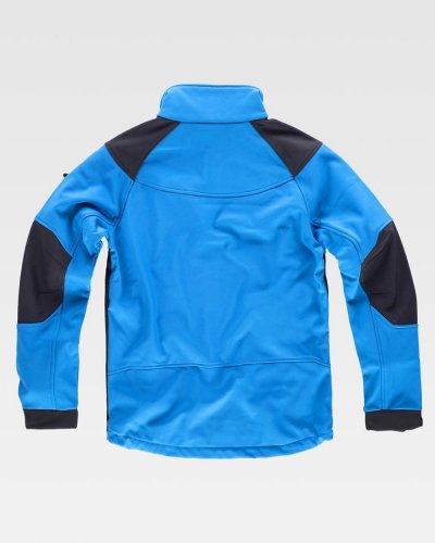 Giacca Workshell combinata di manica raglan