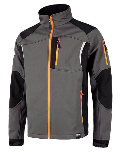 Giacca Workshell combinata di manica raglan DARK GREY / BLACK