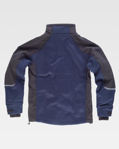 Giacca Workshell maniche raglan tessuto cannetè