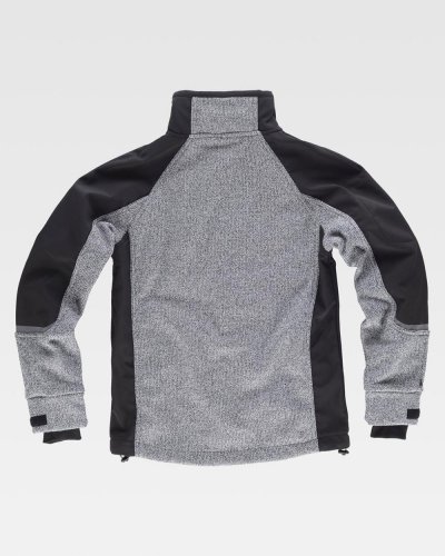 Giacca Workshell maniche raglan tessuto cannetè