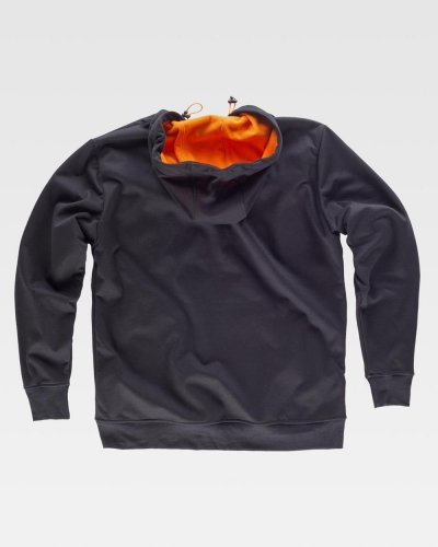 Felpa Workshell con cerniera a contrasto