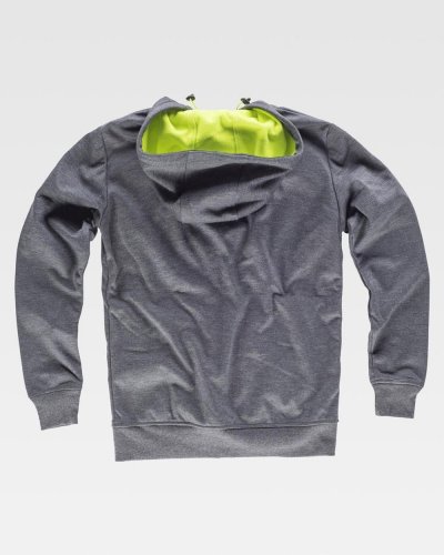 Felpa Workshell con cerniera a contrasto