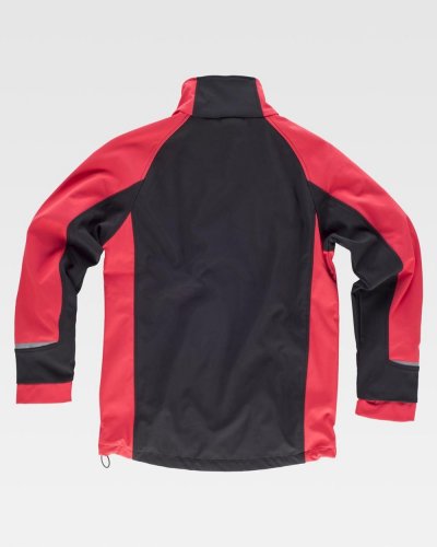 Giacca Workshell leggera con manica raglan