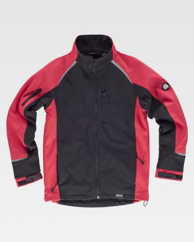 Giacca Workshell leggera con manica raglan