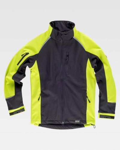 Giacca Workshell leggera con manica raglan