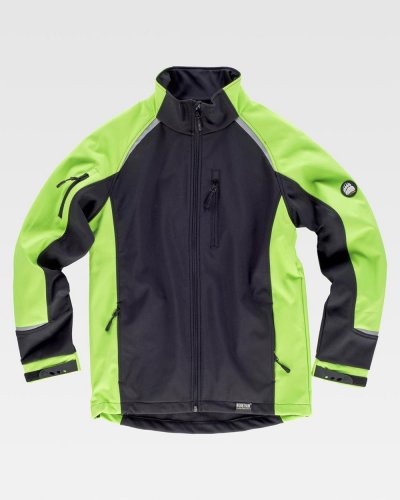 Giacca Workshell leggera con manica raglan