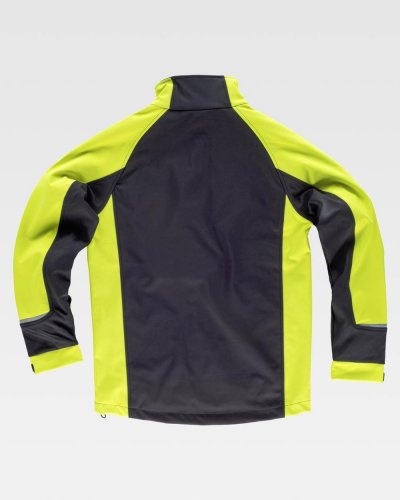 Giacca Workshell leggera con manica raglan