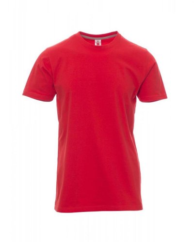 T-shirt da uomo girocollo Sunrise Rosso