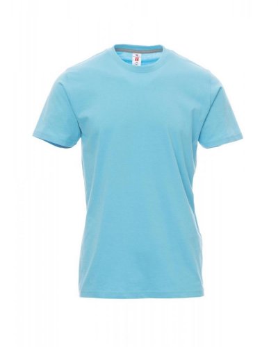 T-shirt da uomo girocollo Sunrise Blu Atollo