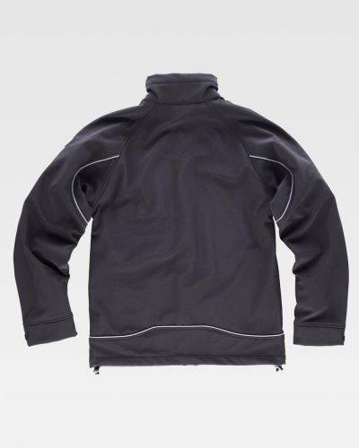 Giacca Workshell maniche raglan con polsi regolabili