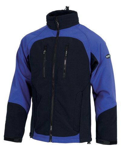 Giacca Workshell maniche raglan NAVY / ROYAL BLUE