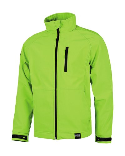 Giacca Workshell maniche raglan Verde Pistacchio / Nero