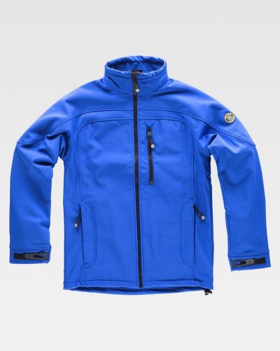 Giacca Workshell bicolore con rete interna